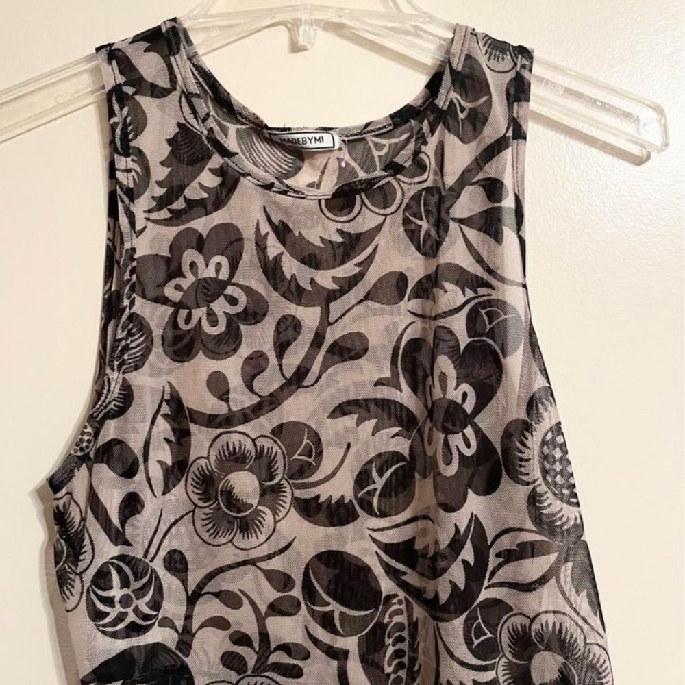 Sheer Floral Tanktop